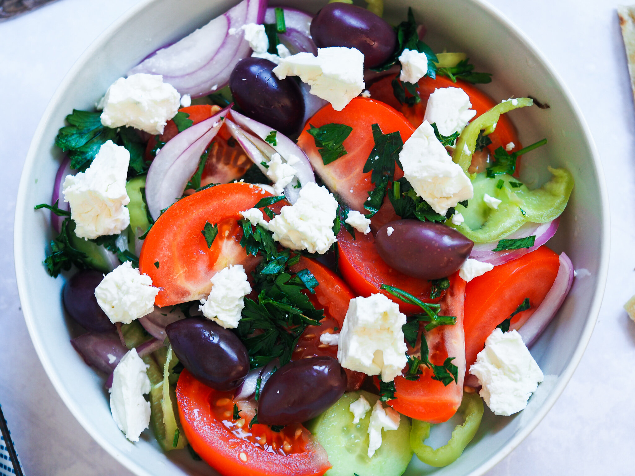 Traditional Greek Salad of Greece