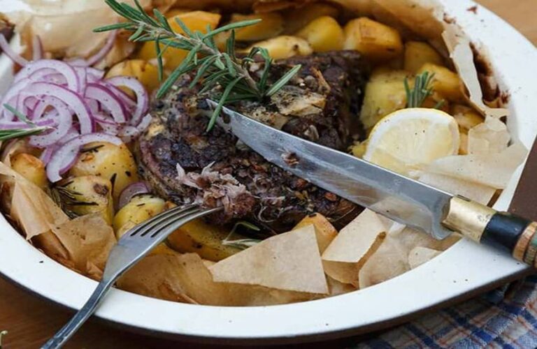 Traditional Cyprus Kleftiko Dish