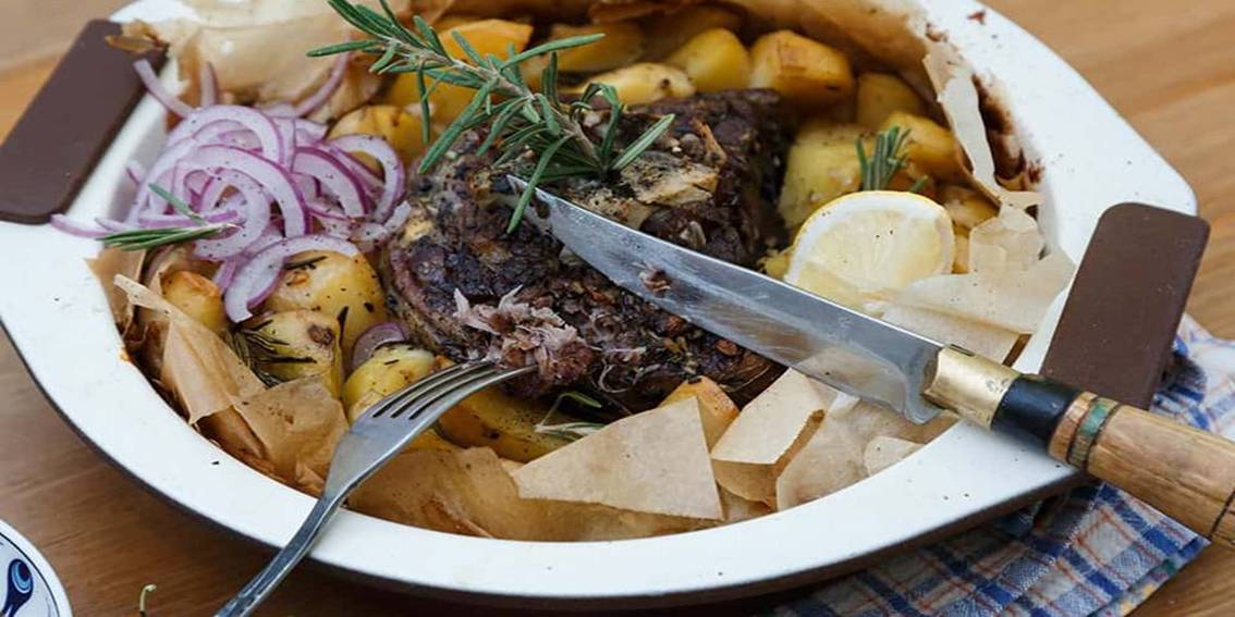 Traditional Cyprus Kleftiko Dish