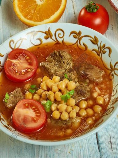 Algerian Berkoukes Soup