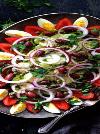 Classic Tunisian Salad Platter