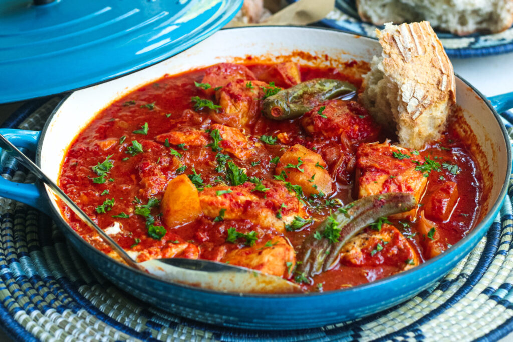 Libyan Haraimi (Spicy Fish Stew)