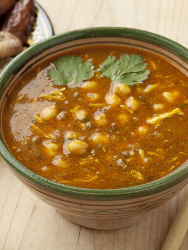 Traditional Harira Moroccan Soup