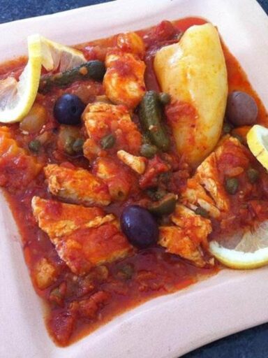 Traditional Tunisian Kabkabou Dish