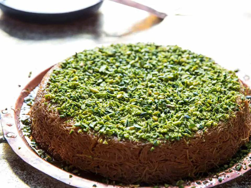 Knafeh Cheese and Fhyllo Dessert