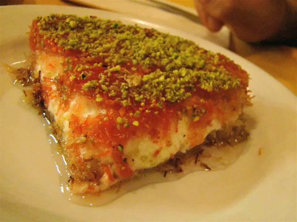 Knafeh Dessert from Lebanon