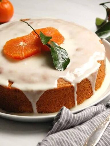 Polenta Cake With Citrus Glaze