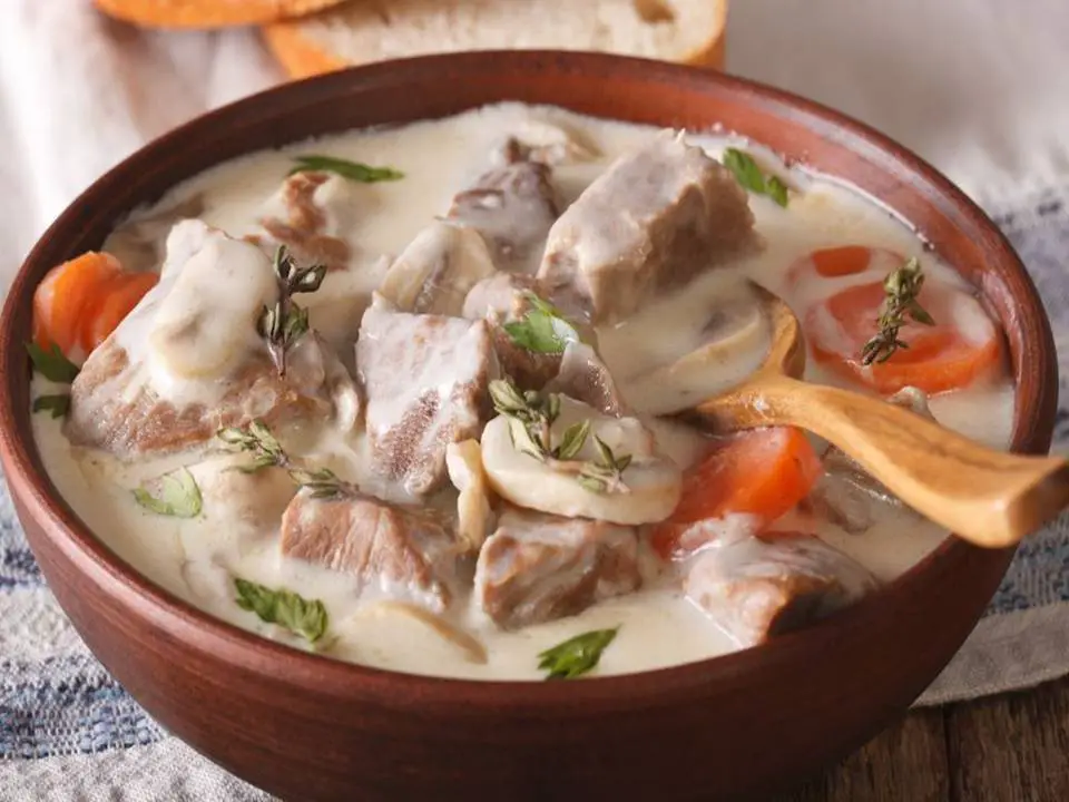 Blanquette de Veau Dish