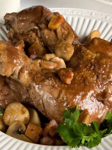 Coq au Vin Traditional Dish from France