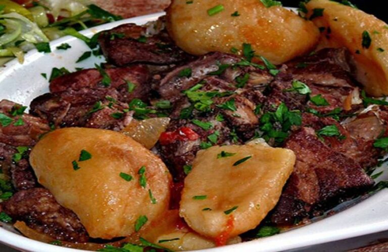 Cyprus Stewed Pork - Afelia Dish