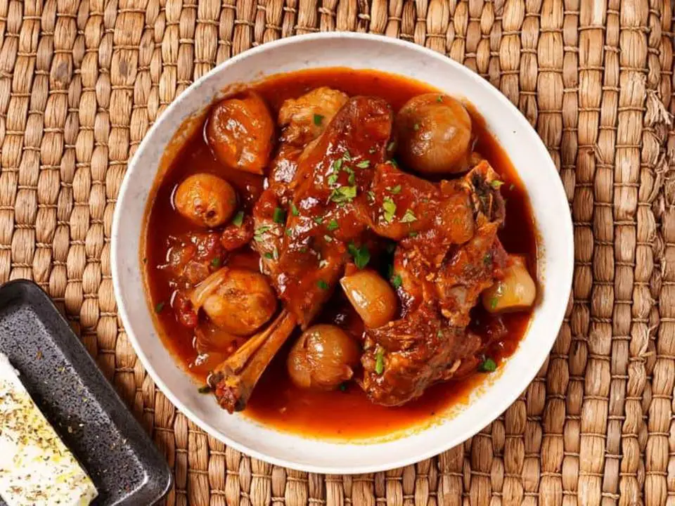 Lamb Stifado Dish