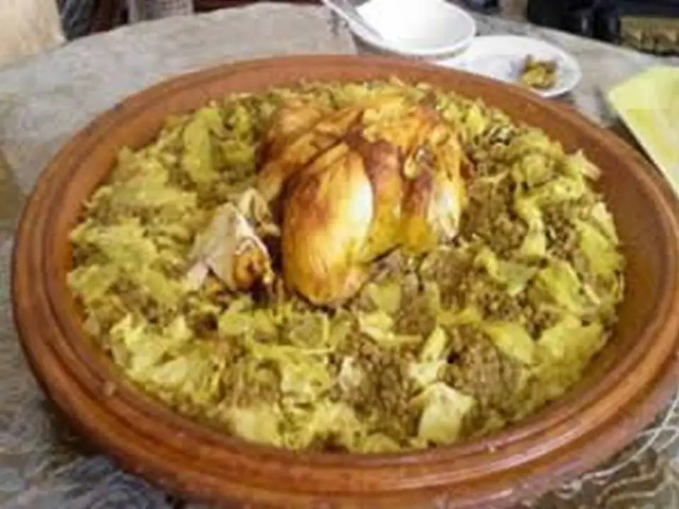 Moroccan Cuisine - Chicken Rfissa