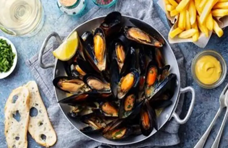 Mussels French Fries White Wine