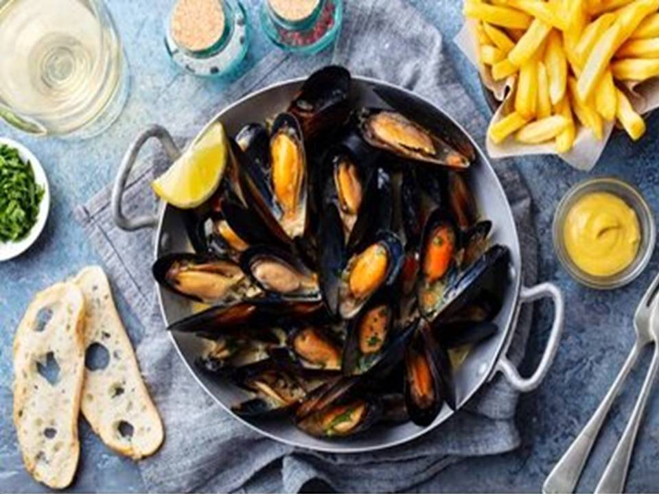 Mussels French Fries White Wine