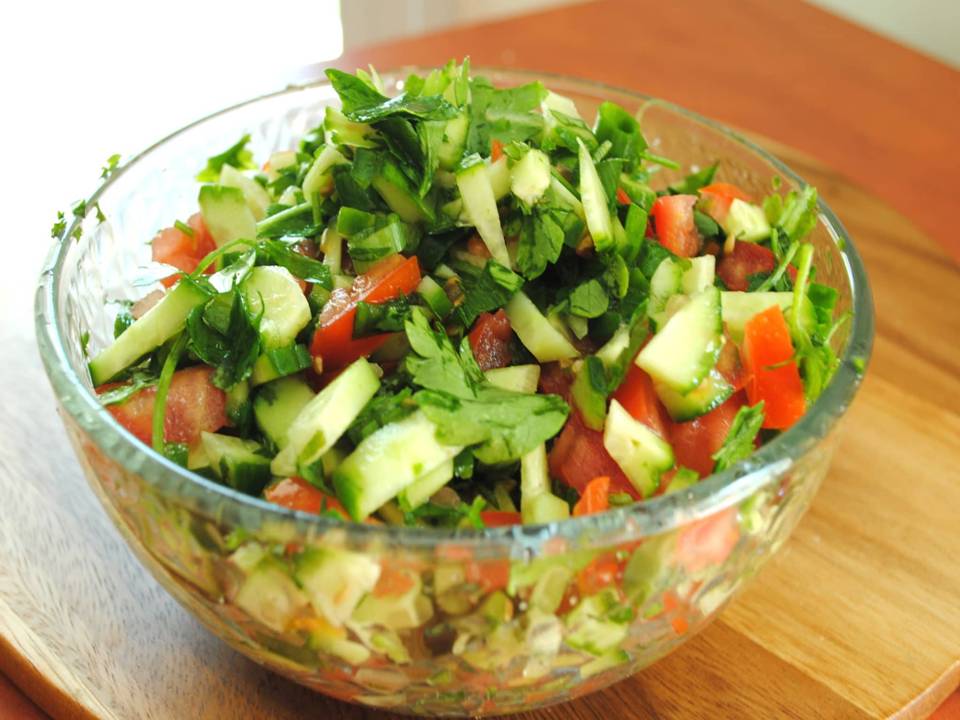 Plain Israeli Salad