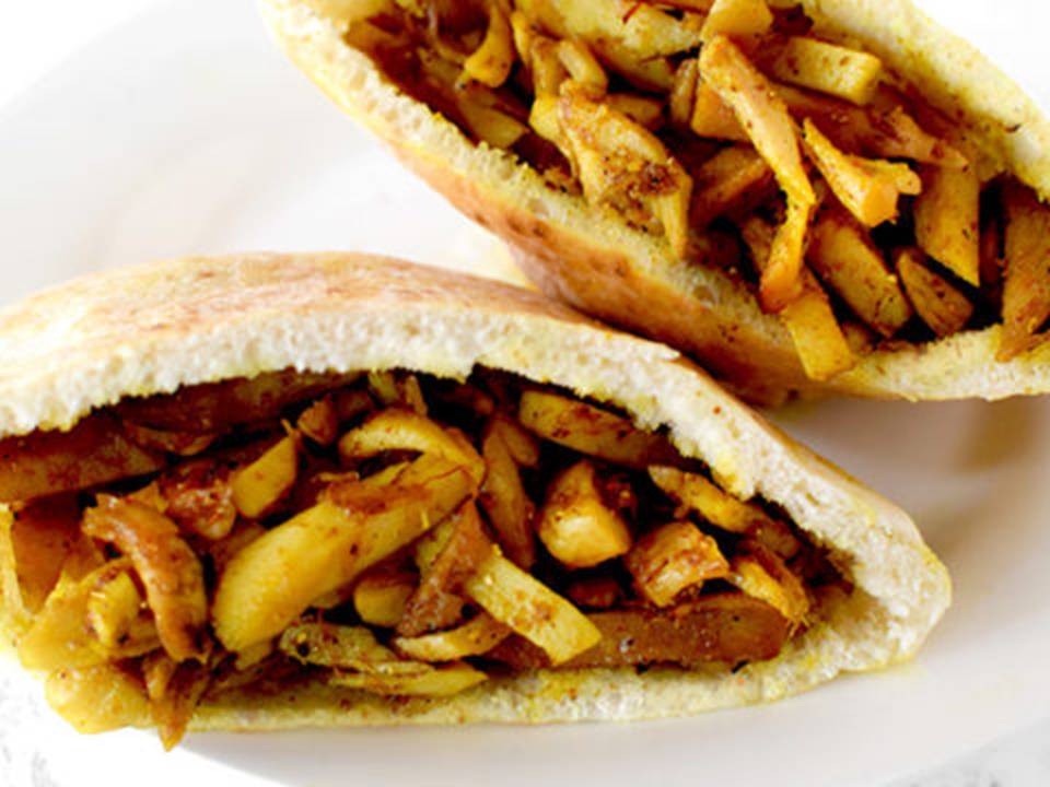 Shawarma in Pita Bread