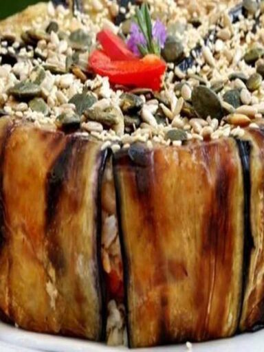 Sicilian Aubergine Timbale of Italy