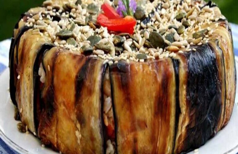 Sicilian Aubergine Timbale of Italy