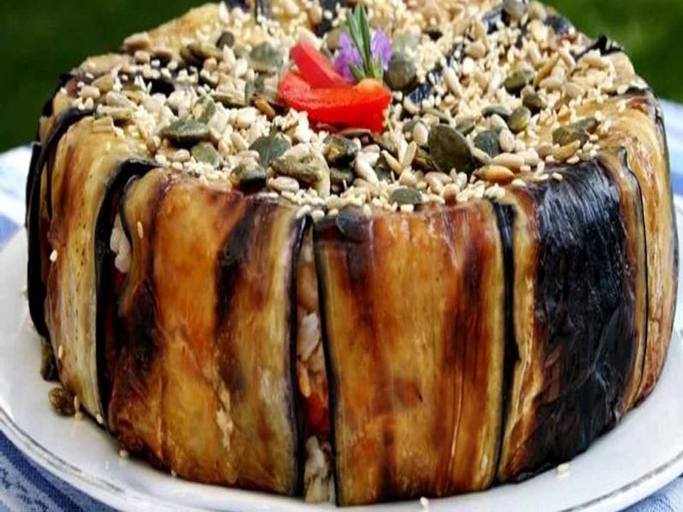 Sicilian Aubergine Timbale of Italy