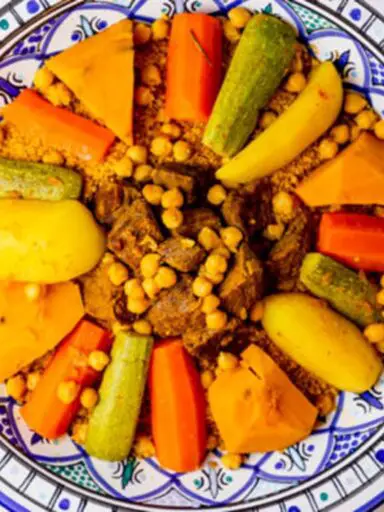 Tunisian Couscous With Meat and Veg