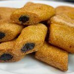 Gazpacho Soup with Cheesy Pesto Croutons