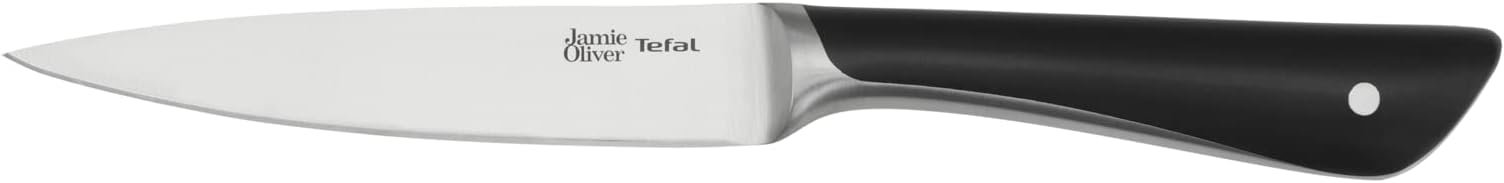 Tefal Jamie Oliver 12cm Utility Knife, German Stainless Steel | Ice-Hardened Blade, Precision Cutting, Ergonomic Comfortable Handle, Chopping, Slicing, Food...