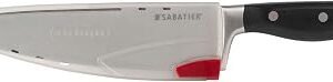 Sabatier Edgekeeper Stainless Steel Self-Sharpening Chef Knife, For Chopping Fruit, Vegetables & Meat, 20cm / 8", Grey