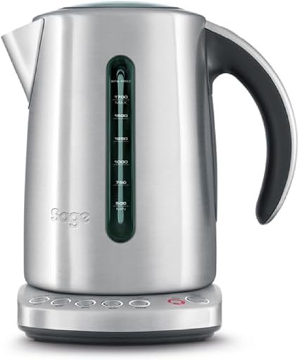 Sage Smart Kettle, Electric Kettle, 5 Settings, Brushed Stainless Steel
