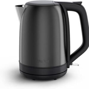 Tefal Subito Cordless Electric Kettle, 1.7L, 2400W, Brushed Steel | Makes Up to 7 Cups, One-Cup Indicator, Water Level Window, Removable Washable Filter,...
