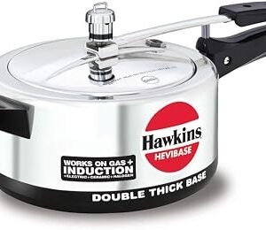 HAWKINS Hevibase IH35 Pressure Cooker, 3.5 Liters, Silver