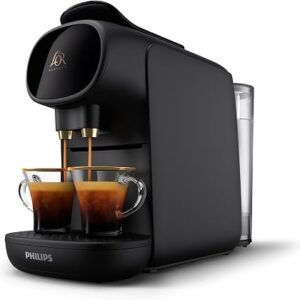 PHILIPS L'OR Barista Sublime, Pod Coffee Machine, Dual Spout, 19 bars,Black