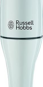 Russell Hobbs 22241 Food Collection Hand Blender, 200 W - White | Detachable Blending Leg for Easy Cleaning, Stainless Steel Blades, Pulse Function for...