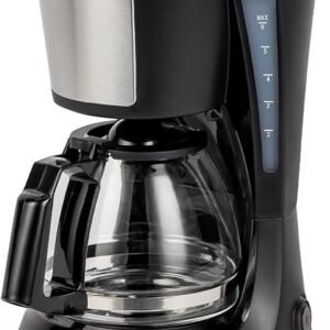 GEEPAS 750ml Filter Coffee Machine Fast Brewing Keep Warm & Anti-Drip 600W