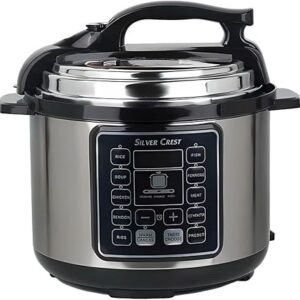 Multifunctional Electric Pressure Cooker with 8 Preset Programs, 24H Reservation & Keep Warm, Food-Grade Aluminum Inner Pot for Rice, Soup, Meat, Cake (size 4)