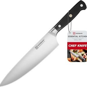 KEEMAKE Professional Chef Knife 8 Inch Kitchen Knife | Chef’s Knife German High Carbon Stainless Steel, Forged Sharp Cook's Chopping Chefs Knife with...