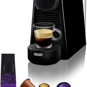 Nespresso De'Longhi Essenza Mini EN85.B Semi-Automatic Coffee Machine Pod Coffee Maker 0.6 L