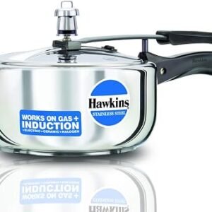 Hawkins B60 Pressure Cooker, 3 L, Silver