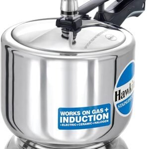 Hawkins 3 Litre Pressure Cooker, Stainless Steel Inner Lid Cooker, Tall Design Cooker, Induction Cooker, Silver (HSS3T)