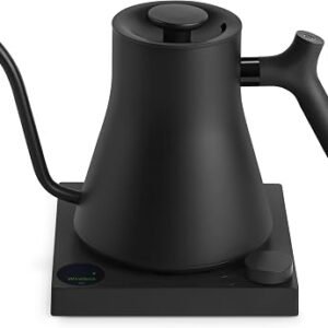 Fellow Stagg EKG Pro Electric Gooseneck Kettle, 0.9L, 304 Stainless Steel | Variable Temperature Control for Pour-Over Coffee and Tea, Quick Heating, Brew...