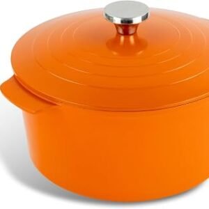 Scoville Expert NEVERSTICK+ 26cm Round Casserole Pot with Lid, 6.5L, Deep Non Stick Casserole Pot for Hob and Oven, Lightweight Thick Gauge Aluminium,...