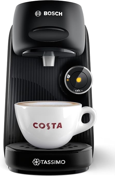 Tassimo by Bosch Finesse Friendly Pod Coffee Machine, TAS162EGB, Black