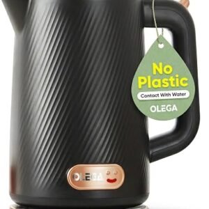 OLEGA Electric Kettle: 1800W Fast Boil Electric Tea Kettles 1.8L | Large Electric Water Kettle, Auto Shut-Off Water Boiler, BPA-Free 304 Stainless Steel...