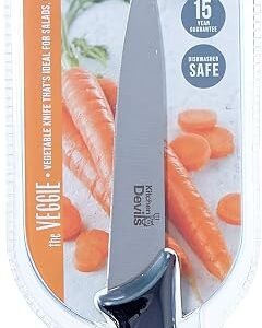 Kitchen Devils S8603000 Control Vegetable Knife, 10 cm, Multi-Colour , Black