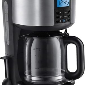 Russell Hobbs Buckingham Filter Coffee Machine, 1.25L Carafe, 10 Cups