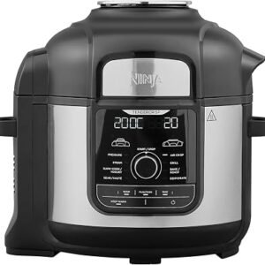 Ninja Foodi MAX Multi Cooker, 7.5L with 9 Cooking Functions, Pressure Cook | Air Fry, Slow Cook, Grill and more, Brushed Steel & Black, OP500UK