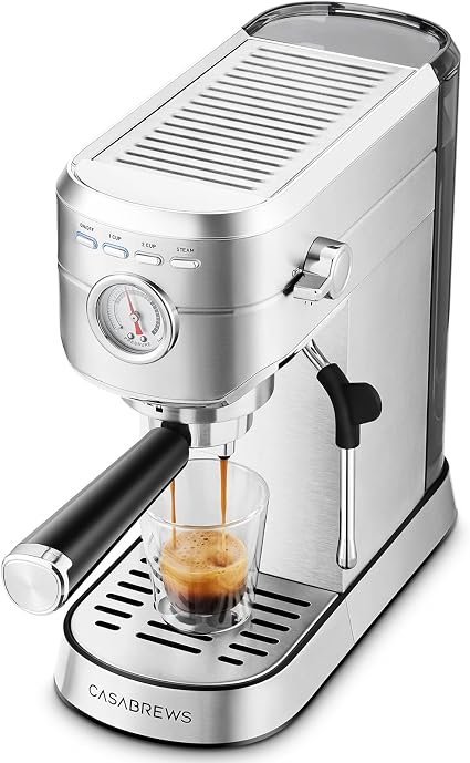 CASABREWS CM5418 Espresso Machine, Barista Coffee Machine with Milk Frother