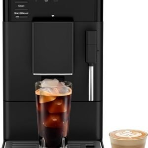 KitchenAid 5KES8452 Fully Automatic Espresso Machine with Iced Coffee KF2, Bean to Cup Coffee Maker with Built-in Grinder, 7 Recipe Options, Steam Wand, Matte Black