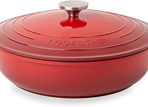 STAUB Cocotte, Cast Iron Casserole 14 cm, 0.8 L, Induction, Made in France | Aroma Rain Lid, Suitable for All Hob Types, Round, Black