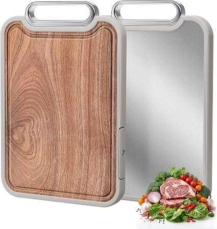 Royal Cuisine Plastic Chopping Board, Thick With Dishwasher Safe, Hanging Hole Large Size (35.cm x 25.4cm)