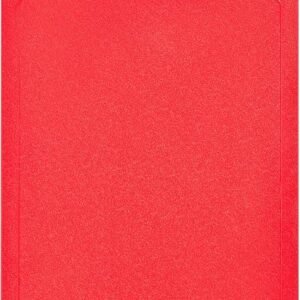 Chef Aid Large Red Poly Chopping Board, Multipurpose Anti-Slip Surface, Easy Clean and Dishwasher Safe with Handle, 40 x 30cm Other Colour Options Available.